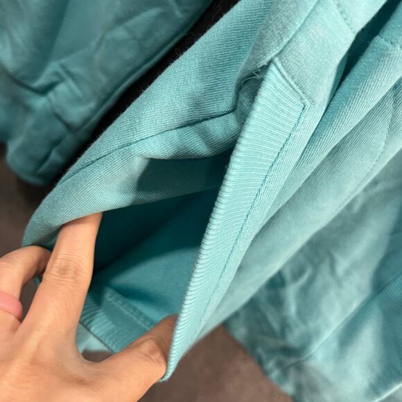 Belle Body by Kim Gravel TripleLuxe French Terry Open Car Spa Blue, Size 1X - Picture 10 of 14